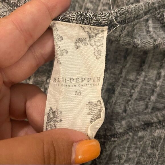 Blu pepper grey tunic long sleeve medium - Picture 6 of 7